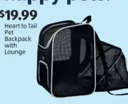 Aldi Heart to Tail Pet Backpack with Lounge offer