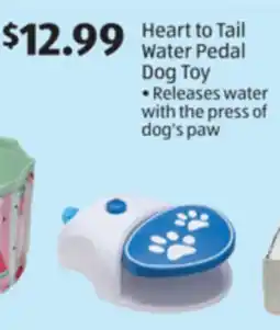 Aldi Heart to Tail Water Pedal Dog Toy offer
