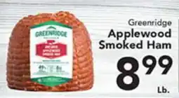 Eurofresh Market Greenridge Applewood Smoked Ham offer