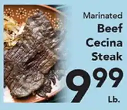 Eurofresh Market Marinated Beef Cecina Steak offer