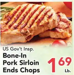 Eurofresh Market US Gov't Insp. Bone-In Pork Sirloin Ends Chops offer
