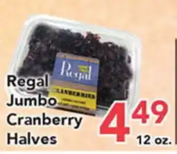 Eurofresh Market Regal Jumbo Cranberry Halves offer
