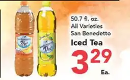 Eurofresh Market 50.7 fl. oz. All Varieties San Benedetto Iced Tea offer