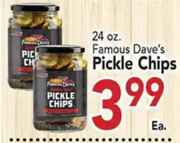 Eurofresh Market Famous Dave's Pickle Chips offer