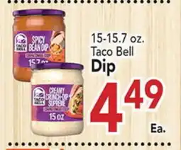 Eurofresh Market 15-15.7 oz. Taco Bell Dip offer