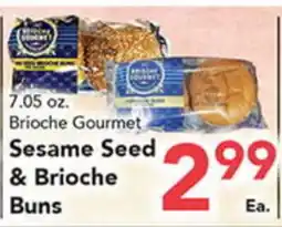 Eurofresh Market Brioche Gourmet Sesame Seed & Brioche Buns offer