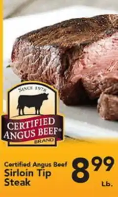 Eurofresh Market Certified Angus Beef Sirloin Tip Steak offer