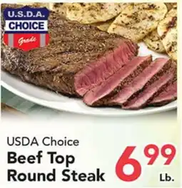Eurofresh Market USDA Choice Beef Top Round Steak offer