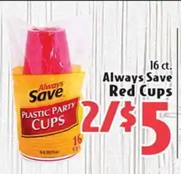 Eurofresh Market Always Save Red Cups offer