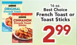 Eurofresh Market Best Choice French Toast or Toast Sticks offer
