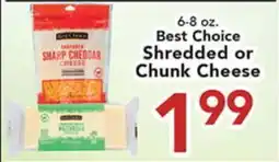 Eurofresh Market Best Choice Shredded or Chunk Cheese offer