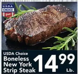 Eurofresh Market USDA Choice Boneless New York Strip Steak offer