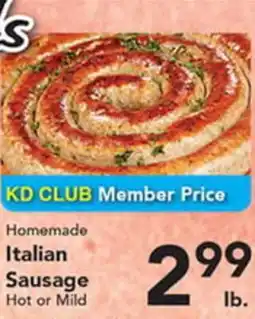 Eurofresh Market Homemade Italian Sausage offer