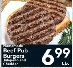 Eurofresh Market Homemade Beef Pub Burgers offer