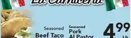 Eurofresh Market Seasoned Beef Taco, Seasoned Pork Al Pastor offer