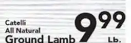 Eurofresh Market Catelli All Natural Ground Lamb offer