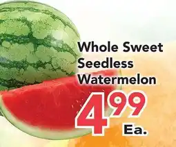 Eurofresh Market Whole Sweet Seedless Watermelon offer