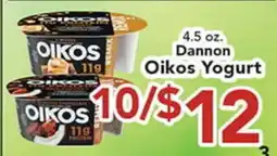 Eurofresh Market Dannon Oikos Yogurt offer
