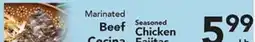 Eurofresh Market Marinated Beef Cocina Seasoned Chicken Enfileados offer