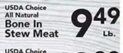 Eurofresh Market USDA Choice All Natural Bone In Stew Meat offer