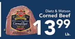 Eurofresh Market Dietz & Watson Corned Beef offer