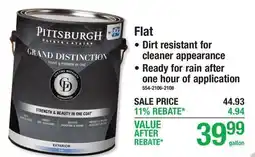 Menards Exterior Paint & Primer offer
