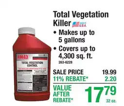 Menards Total Vegetation Killer offer