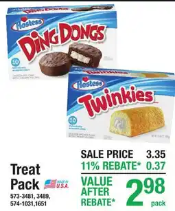 Menards Treat Pack offer
