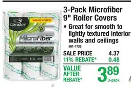 Menards 3-Pack Microfiber 9 Roller Covers offer