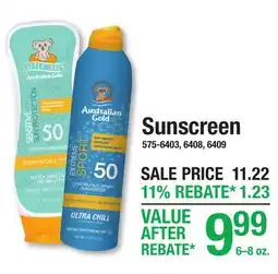Menards Sunscreen offer