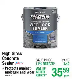 Menards High Gloss Concrete Sealer offer