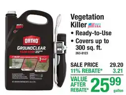 Menards Vegetation Killer offer