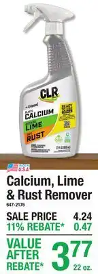 Menards Calcium, Lime & Rust Remover offer
