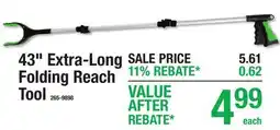 Menards 43 Extra-Long Folding Reach Tool offer