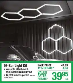 Menards 16-Bar Light Kit offer