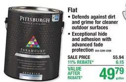 Menards Flat Exterior Paint Primer offer