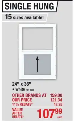 Menards 24 x 36 offer