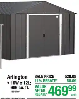 Menards Arlington offer