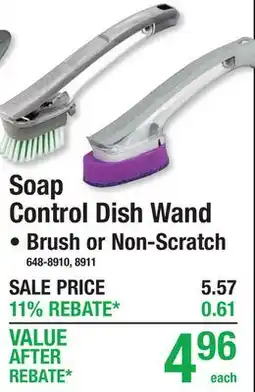 Menards Soap Control Dish Wand offer