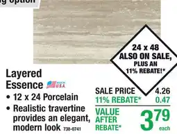 Menards Layered Essence offer