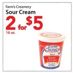 Three Guys from Brooklyn Farm's Creamery Sour Cream offer
