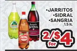Torres Supermercado JARritos • SIDRAl • SANGrIA offer