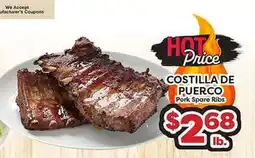 Torres Supermercado Pork Spare Ribs offer