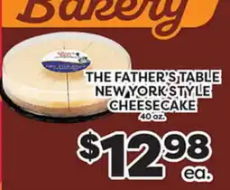 Torres Supermercado THE FATHER'S STABLE NEW YORK STYLE CHEESECAKE offer