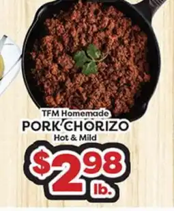 Torres Supermercado TFM Homemade PORK'CHORIZO offer