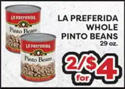Torres Supermercado LA PREFERIDA WHOLE PINTO BEANS offer