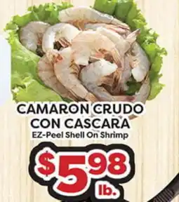 Torres Supermercado CAMARON CRUDO CON CASCARA offer