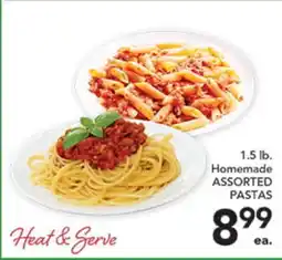 Pete's Fresh Market 1.5 lb. Homemade ASSORTED PASTAS offer