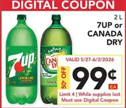 Pete's Fresh Market 7UP or CANADA DRY offer