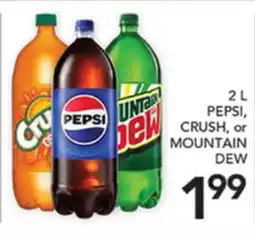 Pete's Fresh Market 2 L PEPSI, CRUSH, or MOUNTAIN DEW offer